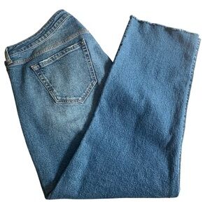 NWOT Torrid Women Straight Crop-Leg Blue Jeans 99%Cotton Sz 16